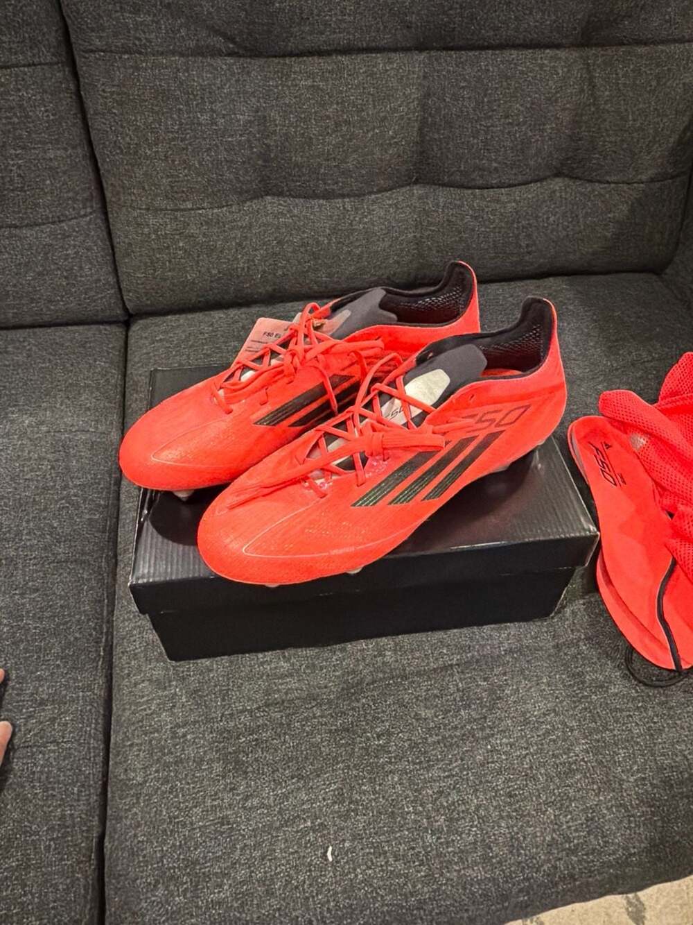 adidas F50 Elite SG Soccer Cleats Turbo Red IF1296 - size 8.5M